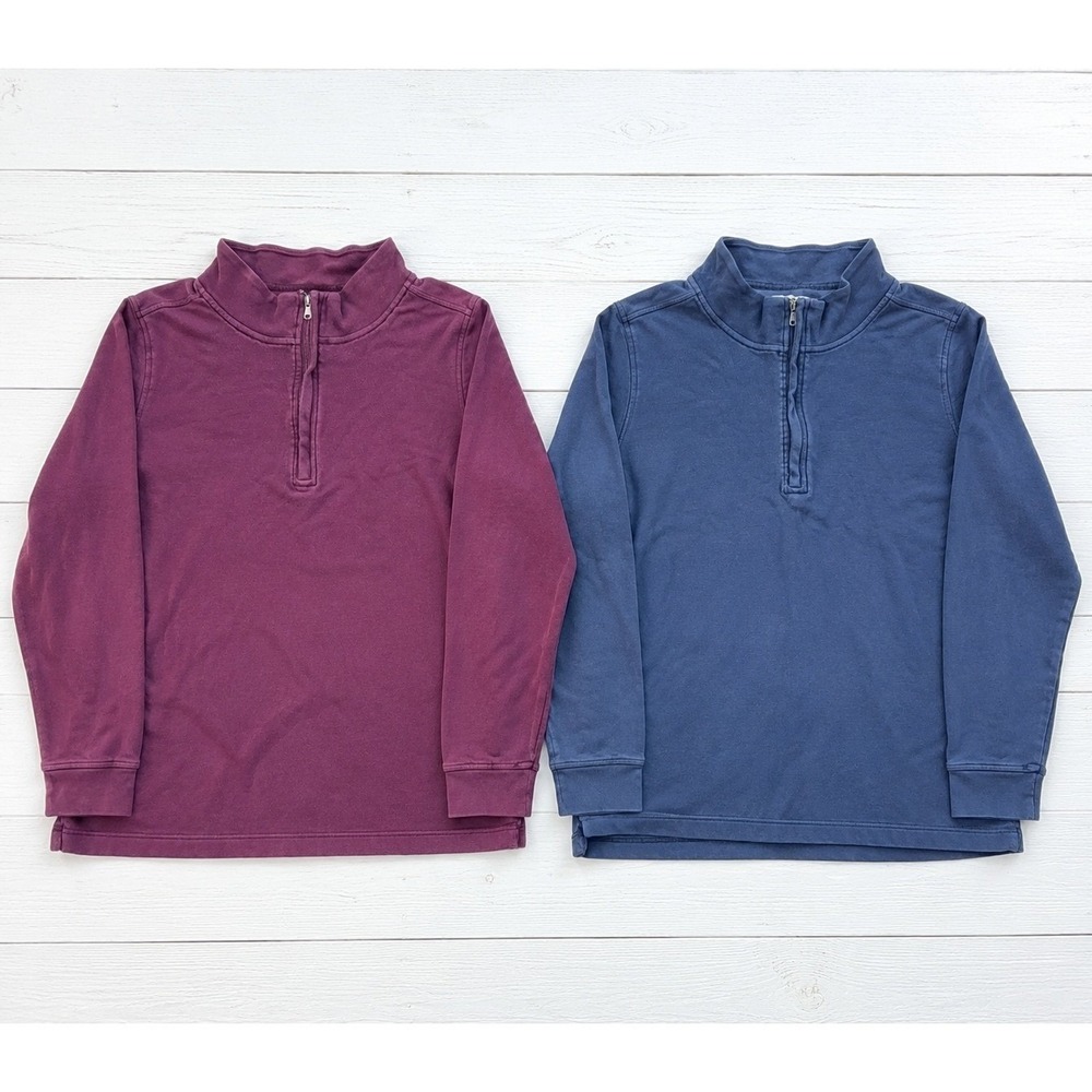 Lot of 2 Tommy Bahama Pullover Quarter Zip Sweatshirt Coastal Casual Mens 3XLB